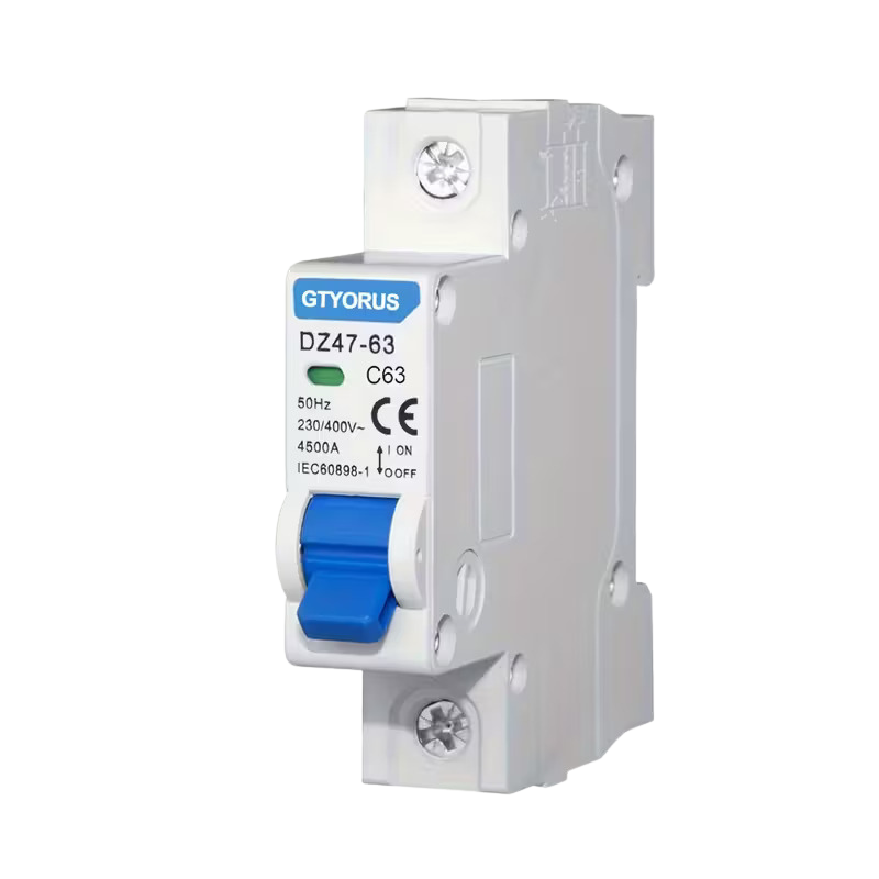 Single pole MCB circuit breaker for residential use